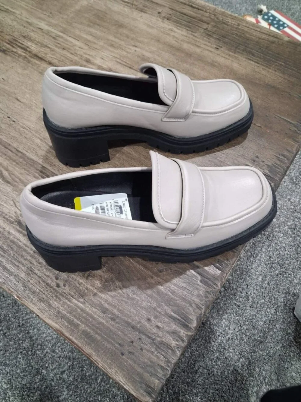 SHU SHOP Tahiti Loafers – Taupe – Size 10 (BNWT)